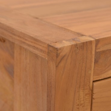 vidaXL Κομοδίνο 50x30x35cm από Μασίφ Ξύλο Teak 1 τεμ.