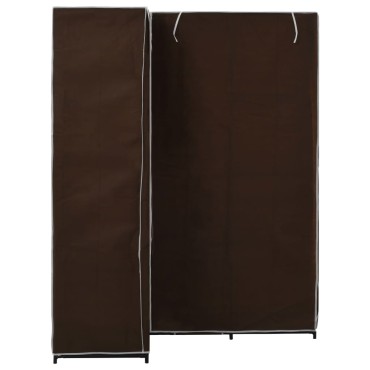 282450 vidaXL Corner Wardrobe Brown 130x87x169cm 1 τεμ.