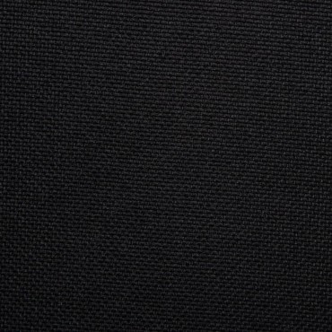 vidaXL Καρέκλα Τραπεζαρίας Περιστρεφόμενη Μαύρη Υφασμάτινη 55x53x(78-92)cm 1 τεμ.