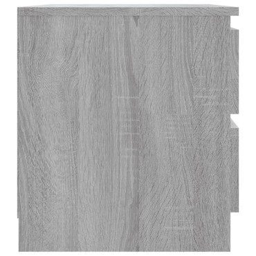 vidaXL Κομοδίνο Γκρι Sonoma 50x39x43,5cm από Επεξεργασμένο Ξύλο 1 τεμ.