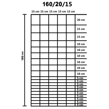 vidaXL Συρματόπλεγμα Περίφραξης Ασημί 50 x 1,6 μ. Γαλβανισμένο Ατσάλι