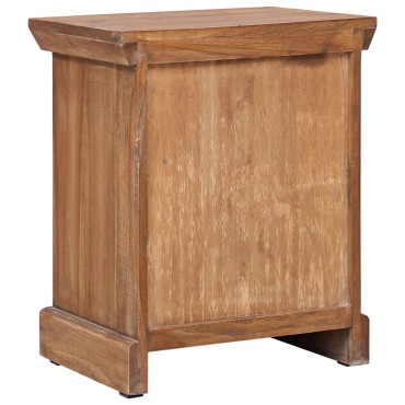 vidaXL Κομοδίνο 40x30x50cm από Μασίφ Ξύλο Teak 1 τεμ.