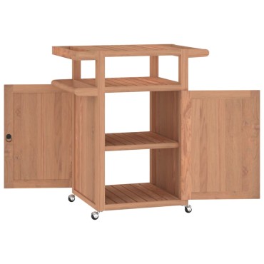 vidaXL Κάβα Ποτών 70x50x90cm από Μασίφ Ξύλο Teak