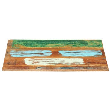 vidaXL Επιφάνεια Τραπεζιού Ορθ. 60x90cm 15-16 χιλ Μασίφ Ανακ. Ξύλο 1 τεμ.