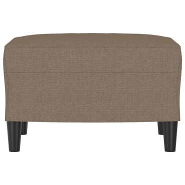 vidaXL Υποπόδιο Taupe 60x50x41cm Υφασμάτινο 1 τεμ.