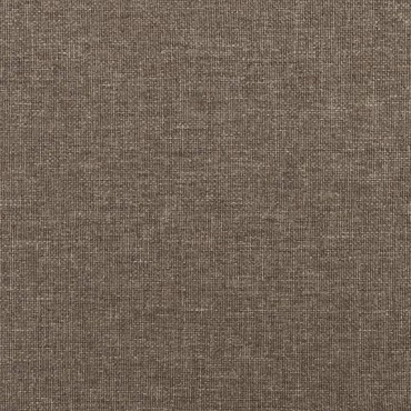 vidaXL Υποπόδιο Taupe 60x50x41cm Υφασμάτινο 1 τεμ.