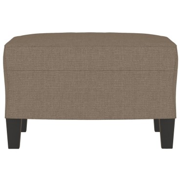 vidaXL Υποπόδιο Taupe 60x50x41cm Υφασμάτινο 1 τεμ.