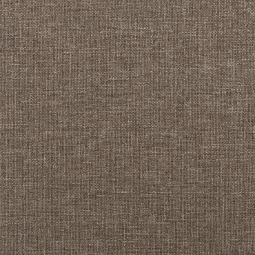 vidaXL Υποπόδιο Taupe 60x50x41cm Υφασμάτινο 1 τεμ.