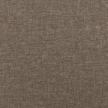 vidaXL Υποπόδιο Taupe 70x55x41cm Υφασμάτινο 1 τεμ.