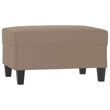 vidaXL Υποπόδιο Taupe 70x55x41cm από Ύφασμα Μικροϊνών 1 τεμ.