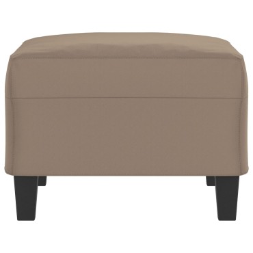 vidaXL Υποπόδιο Taupe 70x55x41cm από Ύφασμα Μικροϊνών 1 τεμ.