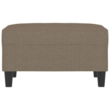 vidaXL Υποπόδιο Taupe 70x55x41cm Υφασμάτινο 1 τεμ.