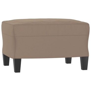 vidaXL Υποπόδιο Taupe 60x50x41cm από Ύφασμα Μικροϊνών 1 τεμ.