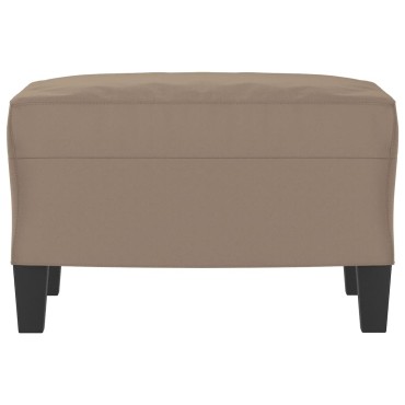 vidaXL Υποπόδιο Taupe 60x50x41cm από Ύφασμα Μικροϊνών 1 τεμ.