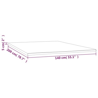 vidaXL Ανώστρωμα 140x200x5 εκ.