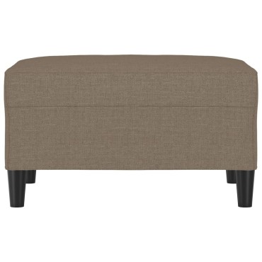 vidaXL Υποπόδιο Taupe 70x55x41cm Υφασμάτινο 1 τεμ.