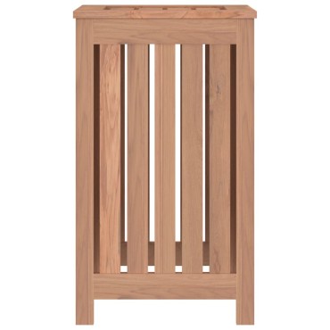 vidaXL Καλάθι Άπλυτων 35 x 25 x 60 εκ. από Μασίφ Ξύλο Teak