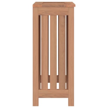 vidaXL Καλάθι Άπλυτων 35 x 25 x 60 εκ. από Μασίφ Ξύλο Teak