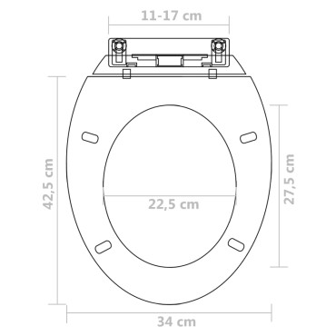 vidaXL Καθίσματα Τουαλέτας με Καπάκι Soft Close 2 τεμ. Λευκά Πλαστικά