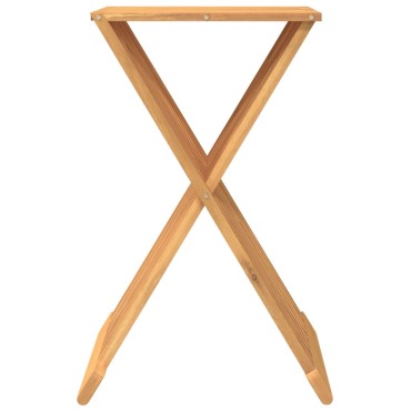 vidaXL Σκαμπό Πτυσσόμενο 40x32,5x70cm από Μασίφ Ξύλο Teak 1 τεμ.