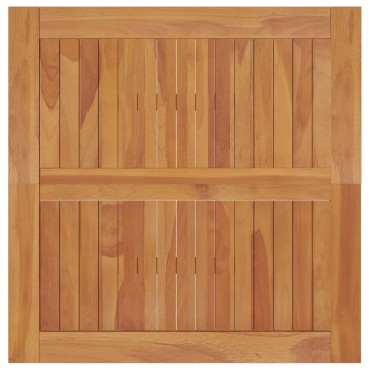 vidaXL Τραπεζαρία Κήπου 85x85x75cm από Μασίφ Ξύλο Teak 1 τεμ.