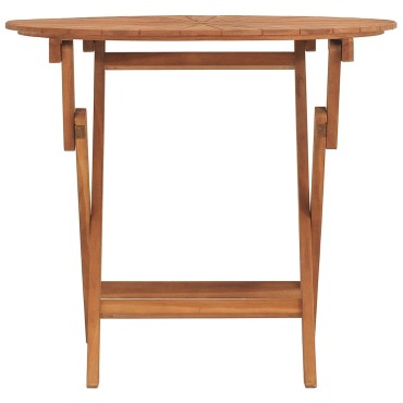 vidaXL Τραπέζι Κήπου Πτυσσόμενο 85x75cm Μασίφ Ξύλο Teak 1 τεμ.