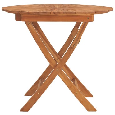 vidaXL Τραπέζι Κήπου Πτυσσόμενο 85x75cm Μασίφ Ξύλο Teak 1 τεμ.