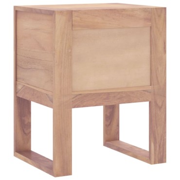 vidaXL Κομοδίνο 40x30x50cm από Μασίφ Ξύλο Teak 1 τεμ.