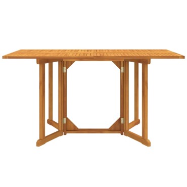 vidaXL Τραπέζι Κήπου Butterfly Πτυσσόμενο 150x90x75cm Μασίφ Teak 1 τεμ.