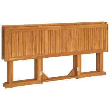 vidaXL Τραπέζι Κήπου Butterfly Πτυσσόμενο 150x90x75cm Μασίφ Teak 1 τεμ.