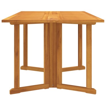 vidaXL Τραπέζι Κήπου Butterfly Πτυσσόμενο 150x90x75cm Μασίφ Teak 1 τεμ.