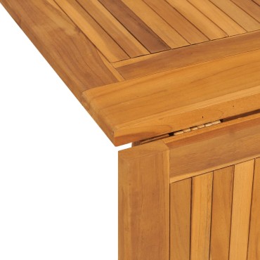 vidaXL Τραπέζι Κήπου Butterfly Πτυσσόμενο 150x90x75cm Μασίφ Teak 1 τεμ.