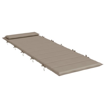 vidaXL Μαξιλάρι Ξαπλώστρας Taupe 180 x 60 x 3 εκ. από Ύφασμα Oxford