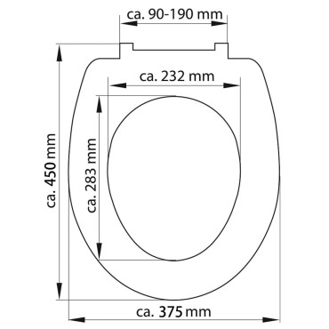 SCHÜTTE Κάθισμα Λεκάνης CARRIBEAN με Soft-Close & Σχέδιο από Duroplast