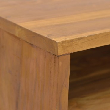 vidaXL Κομοδίνο 40x30x45cm από Μασίφ Ξύλο Teak 1 τεμ.