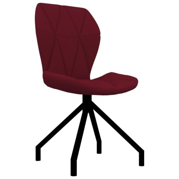 vidaXL Καρέκλες Τραπεζαρίας 2 τεμ. Μπορντό από Συνθετικό Δέρμα 44,5x54x90cm