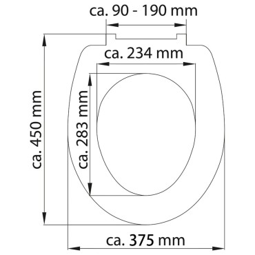 SCHÜTTE Κάθισμα Λεκάνης WATER LILY Γυαλιστ. + Soft-Close Duroplast