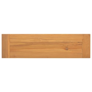 vidaXL Παγκάκι από Μασίφ Ξύλο Teak 110x30x50cm 1 τεμ.