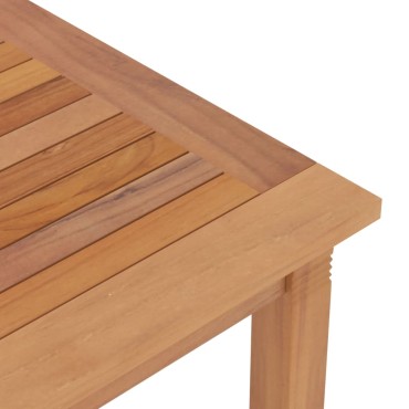 vidaXL Τραπεζαρία Κήπου 200x90x75cm από Μασίφ Ξύλο Teak 1 τεμ.