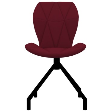 vidaXL Καρέκλες Τραπεζαρίας 2 τεμ. Κόκκινες Συνθ. Δέρμα 44,5x54x90cm
