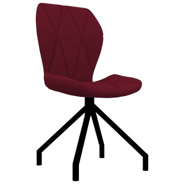 vidaXL Καρέκλες Τραπεζαρίας 4 τεμ. Μπορντό από Συνθετικό Δέρμα 44,5x54x90cm