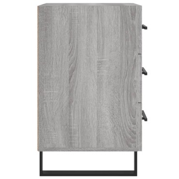 vidaXL Κομοδίνο Γκρι Sonoma 40x40x66cm από Επεξεργασμένο Ξύλο 1 τεμ.