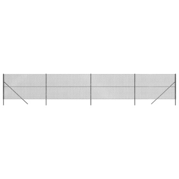 vidaXL Συρματόπλεγμα Περίφραξης Ανθρακί 1,4 x 10 μ.