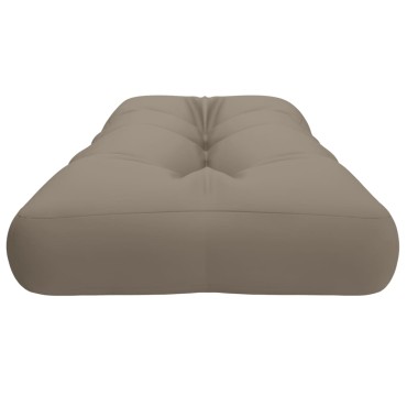 vidaXL Μαξιλάρι Παλέτας Taupe 120 x 40 x 12 εκ. Υφασμάτινο