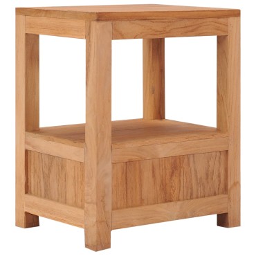 vidaXL Κομοδίνο 40x30x50cm από Μασίφ Ξύλο Teak 1 τεμ.