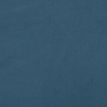 vidaXL Κεφαλάρι με Πτερύγια Σκούρο Μπλε 163x16x78/88cm Βελούδινο 1 τεμ.