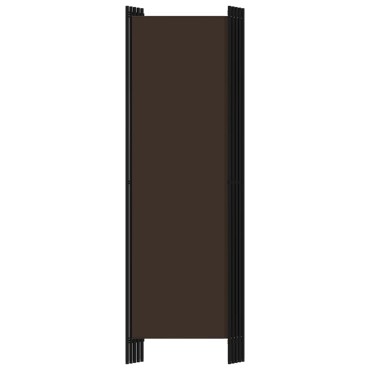 vidaXL Διαχωριστικό Δωματίου με 5 Πάνελ Καφέ 250x180cm 1 τεμ.