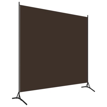 vidaXL Διαχωριστικό Δωματίου Καφέ 175x180cm Υφασμάτινο 1 τεμ.