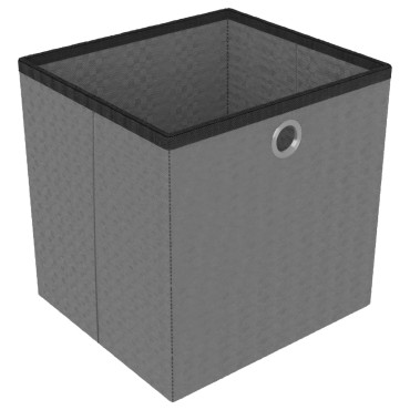 vidaXL Ραφιέρα με 6 Κύβους & Κουτιά Μαύρη 103x30x72,5cm Υφασμάτινη 1 τεμ.