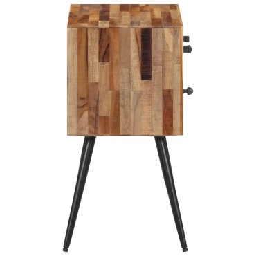 vidaXL Κομοδίνο 47x31,5x60cm από Μασίφ Ξύλο Teak 1 τεμ.